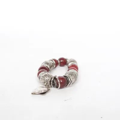 Armband (Röd, Silverfärgad) från Syster P Okänd metall