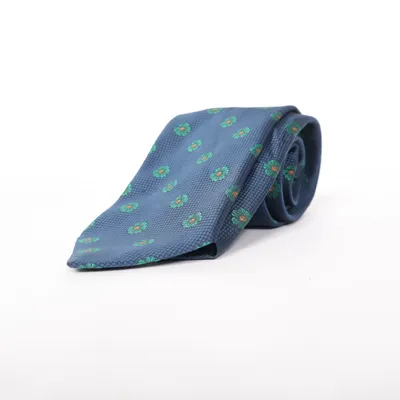 Cravate (Bleu, Vert, Jaune) de Atlas Design Polyester