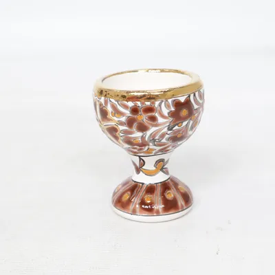 Äggkopp (Brun, Vit, Guldfärgad)