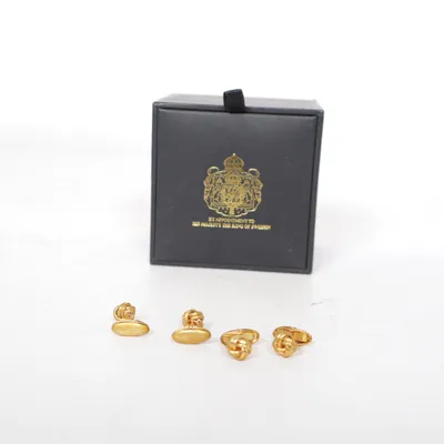 Cufflinks (Gold) from Skultuna Unknown metal