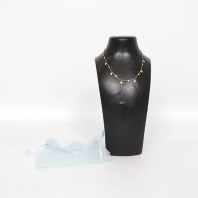 Halsband (Guldfärgad, Blå) från Purelei Okänd metall