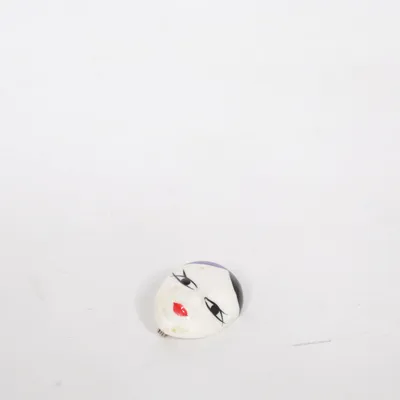 Broche (Hvid, Flerfarvet) Ukendt metal