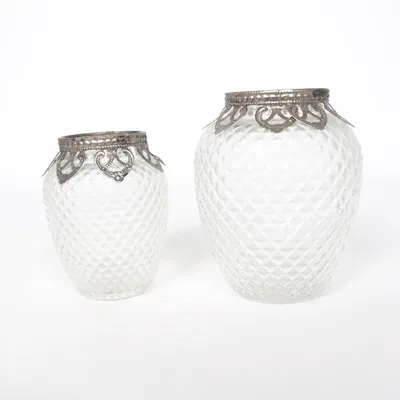Ljuslykta (Transparent, Silverfärgad) från Interiörhuset