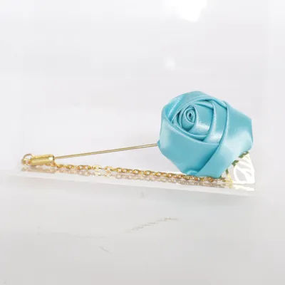 Broche (Blauw) Onbekend materiaal