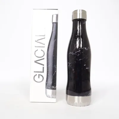 Bouteille d'eau (Noir, Multicolore) de Glacial