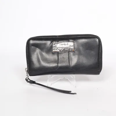Portemonnee (Zwart) van Jimmy Choo for H&M Leer, Polyester