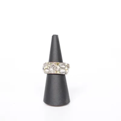 Ring (Sølv, Hvid) Ukendt metal