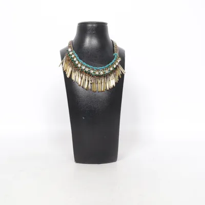 Halsband (Blå, Guldfärgad, Silverfärgad) Okänd metall