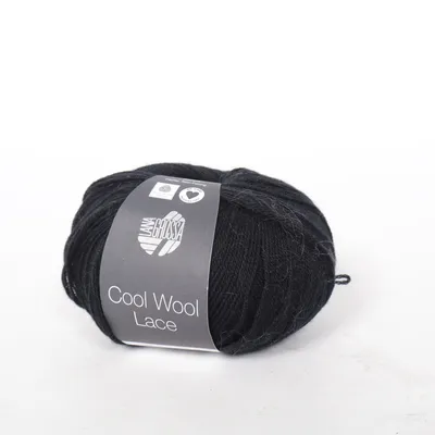 Yarn (Black) from Lana Grossa Merino wool