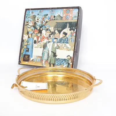 Fruktskål (Guldfärgad) från Scandia Present