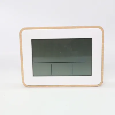 Wandklok (Wit, Beige) van Biltema