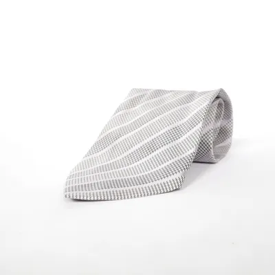 Tie (Gray, Purple) from Fratelli Silk