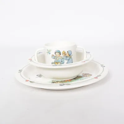 Children's dinner sets (Elsa Beskow, 3 delar) from Rätt Start