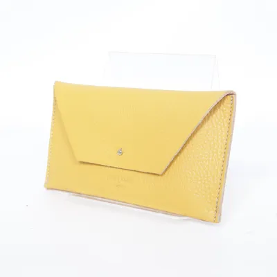 Wallet (Yellow) from Ann Kurz Leather