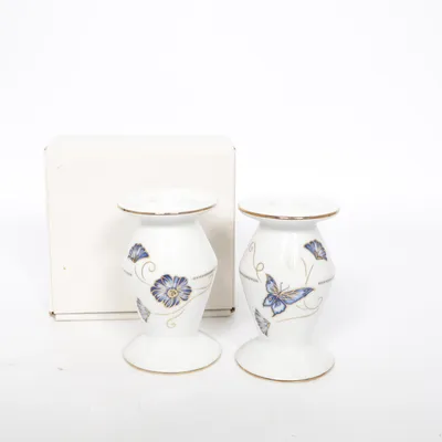Candle holder (White, Multicolored) from Fyrklövern