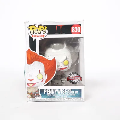 Legetøjsfigur (Pennywise With Beaver Hat) fra Funko Pop!