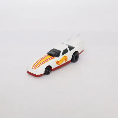Toy car (White, Red, Yellow) from Hot Wheels