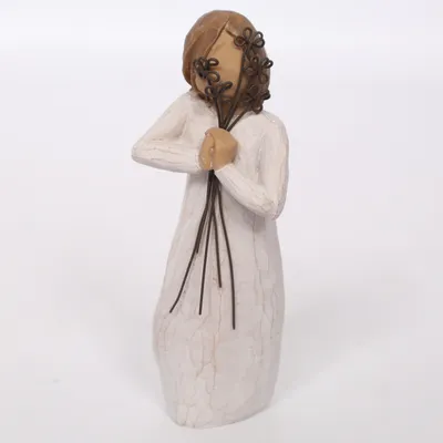 Beeldje (Wit, Bruin) van Willow Tree