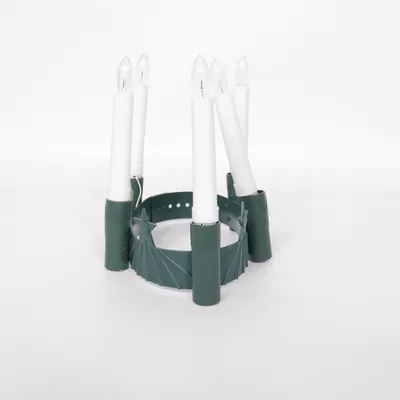 Electric advent candle holder (White, Green) from Star Trading