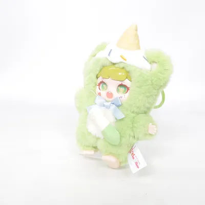 Väsktillbehör (Manchao - Playful Kid 'One Sip of Sweetness' Series Plush Blind Box (Ice Cream Bear))