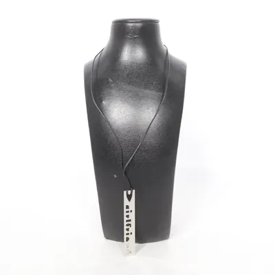 Necklace (Black, Silver) from Pluto Produkter Unknown metal