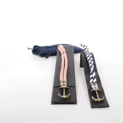 Armband (Blå, Rosa, Vit) från Paul Hewitt Okänd metall