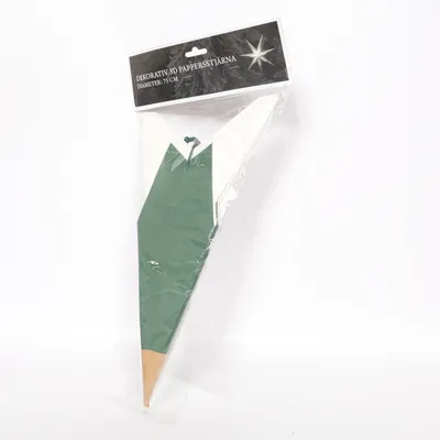 Christmas star (White, Green) from FSC