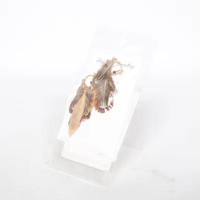 Boucles d'oreilles (Marron, Or, Multicolore) de Fashion Jewelry Métal inconnu