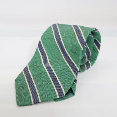 Stropdas (Groen, Blauw, Wit) van Breuer Zijde