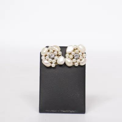 Boucles d'oreilles (Blanc) de Fashion by Glitter Métal inconnu