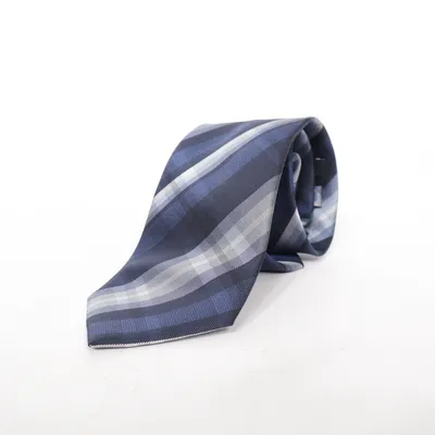 Stropdas (Blauw, Grijs) van Aldo Colitti Zijde