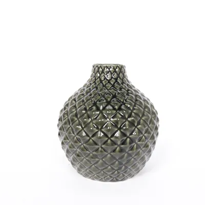 Vase (Noir, Vert) de Rusta
