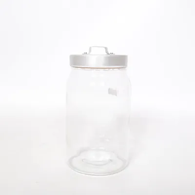 Burk (Transparent, Silverfärgad)