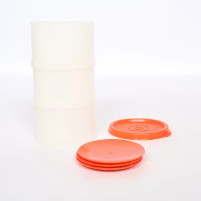 Dåse (Transparent, Rød) fra Tupperware