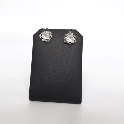 Örhängen (Silverfärgad) Okänd metall