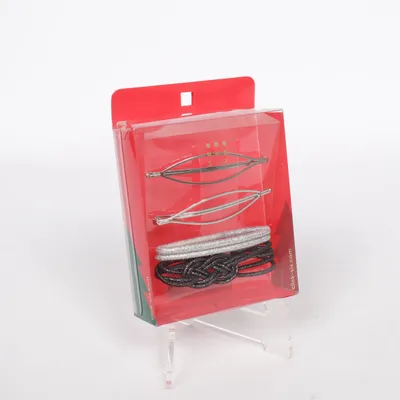 Hairclip (Silver, Black) from SIX