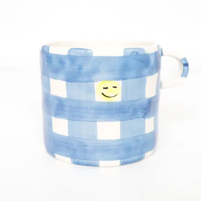 Mugg (Vit, Blå)