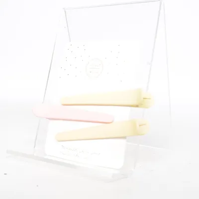 Hårspänne (Gul, Rosa) från Hand Made