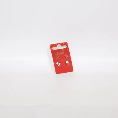 Boucles d'oreilles (Rouge, Blanc) de Christmas Métal inconnu