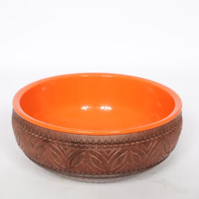 Skål (Orange, Brun) fra Emsa