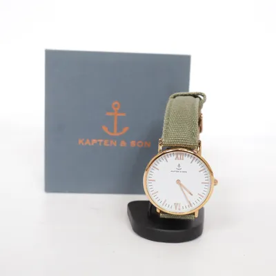 Montre (Blanc, Or, Vert) de Kapten & Son