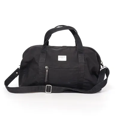Weekendbag (Svart) från Sandqvist Bomull, Skinn, Polyester
