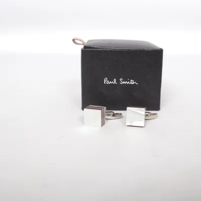 Boutons de manchette (Argent, Rose, Multicolore) de Paul Smith Métal inconnu