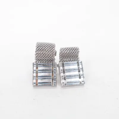 Manchetknopen (Zilver) Onbekend materiaal