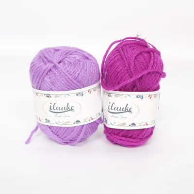 Garn (Lila) från Ilauke