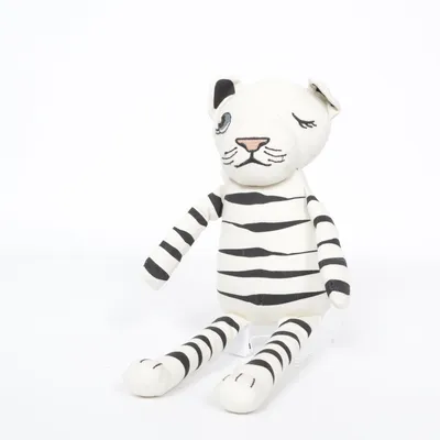 Soft toy (White, Black) from Elodie Cotton, Polyester