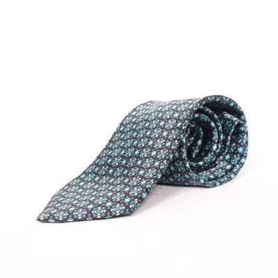 Cravate (Bleu, Noir) de Brioni Soie