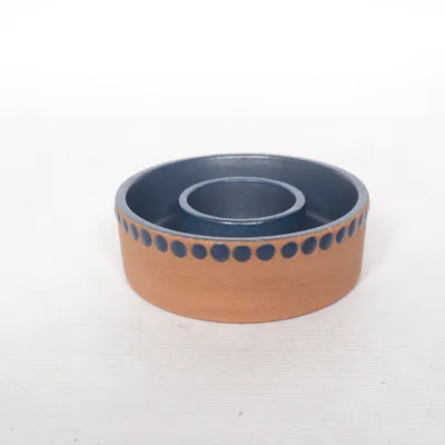 Candle holder (Blue, Brown) from Gustavsberg