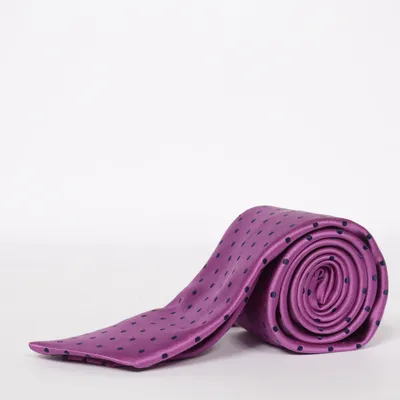 Cravate (Violet) de Eton Soie