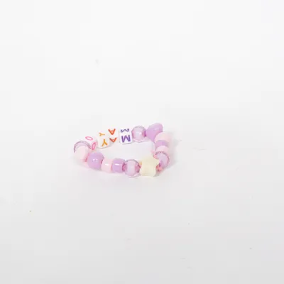 Armband (Lila, Roze, Meerkleurig) Onbekend materiaal